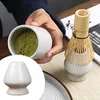 Ensembles de voies de thé Japonais Cérémonie Matcha Suit fouetter Green TEA Chasen Holder Stand Bowls Tray Plate ACCESSOIRES ACCESSOIRES