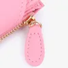 Storage Bags Simple Fashion PU Leather Coin Purse Women Girls Mini Solid Color Purses Keychain Card Holder Wallets Cute Heart Shaped Wallet