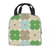 Orla Kiely Skandinavian Blumen tragbare Lunchschachtel für Frauen wasserdichte Kühler thermische Lebensmittel isolierte Lunchbeutel Kinder Schüler Student