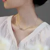 Chains Tikia's Live S Chinese Style S925 Sterling Silver Bamboo Necklace Women's Luxury High-level Natural An Jade Clavicle C