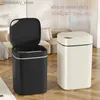 Waste Bins 16L Smart Trash Can Automatic Sensor Trash Can Indoor Bathroom Crack Trash Can Hih Lookin Anti-odor Household Products L49