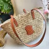 Luxury Summer Straw weave bucket bag Designer handbag mens shopper Raffias pochette Shoulder travel tote bag for woman Clutch fashion Crossbody Basket beach Bags