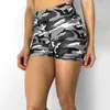 Oberhalb der Knie Chic Tummy Control Camouflage Print Yoga Shorts Short Lady Jogbants Dünne Jogginghosen