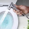 Set di pistole a spruzzo bidet tutto un rame uno in due rubinetti a triangolo a triangolo a tre vie su e giù distributore d'acqua interruttore a doppio controllo