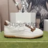 New Men Women Mac80 Sneakers Buty Zakręcające gublowanie g haftowe czarno-białe skórzane trenery inspirowane retro MAC80 Flat Buty Rozmiar 35-44