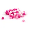 1000pcs 12 mm Perles de silicone ronde BPA BPA BRACE DE PACIATION DIY GADE BABÉE BÉGES BÉGES COLORFUR COLORFE BEAGE BEADS TOYS 240403