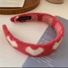 Girls Ladies Headwear Valentines Day Gift for Washing Face Wide Hairbands Spa Headband Makeup Headband Heart Headband