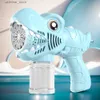 Песчаная игра с водой Fun Dino Bubble Gun Автоматическое пузырьковое пистолет встроенный встроенный