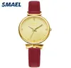 Woman Watchs Luxury Brand Smael Quartz Montre à bracelet pour femmes Rose Gold Ladies Watch Imperproof 1907 Clock Women Sports Casual3021560