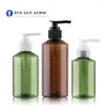 Speicherflaschen 100/150/200 ml Spirallotion Pumpe Flasche leerer Kunststoff kosmetischer Behälter Probe ätherisches Öl nachfüllbares Bernstein Make -up