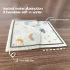 1/4pcs New Design Cellulose Sponge Swedish Dishcloth Oil-Free Cleaning Cloth Household Supplies For Cookware Utensil Dish Towel