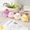 Poupée de nana mignonne cuber bel yellow poulet poulet animal doux mini peluche en peluche clés de porte clés de porte pensette de Noël cadeaux