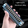 Metal Car Temporary Parking Card Rotate Phone Number Plate Aluminum Stickers Park Stop In Car-styling Auto Accessories