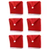 6pcs / set Santa Claus Hat Chress