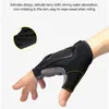 Велосипедные перчатки летние половины пальцев для мужчин Женщины с ударным жидким силиконом в дышащий MTB Sports