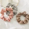 Solid Color Hair Rope Small Intestine Hair Ring Elastic Hair Scrunchies 1PCS