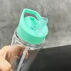 Double mur bpa bpa gratuit acrylique 10oz kid plastic gobelet snowglobe bouteilles d'eau réutilisables portables baby tasses gobeurs gobeurs avec poignée pour les wraps dtf uv