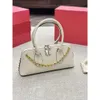 Bags Chain Quality Handbag Stud E/w Purse Designer Lady Women Handbags Evening Rock Ladies Bag Rivet Top Studs Shoulder Leather Elegant Valentnno W1XU