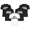 Groom Team Groom maschile a manica corta t-shirt Bachelor Party Graphic Husicl Bedicon Thirts Mash Wedding Migliore Migliore Man Tees Ropa