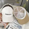 Nouveau brouillard Essentials Double Line Duckbill High Street Soft Top Baseball Cap de base de base pour hommes et femmes