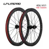 LP Litepro Aero Ultra Light Wheels 40mm Rim للطي دراجة 20 بوصة مجموعة العجلات 406 451 عجلات فرامل القرص
