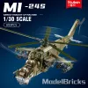 Toys de bloc de construction Sluban B1137 Mi-24s 3 dans 1 Machine à hélicoptère de transport armé 893pcs Bricks Compatbile avec des marques de premier plan