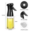 1 st oliv spray oljesprut flaska matlagning bakning vinäger dim sprayer grill spray flaska uppgraderad olje dispenser bbq verktyg