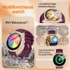 시계 Lige Amoled Smart Watch AI Voice Woman Sport Fitness Bluetooth Call 방수 팔찌 심박수 추적기를위한 시계