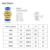 2PCS Trwałe 4-12 mm do węża rurki powietrza PM prosty złącze złącza złącza szybkie złącze pneumatyczne