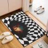 Wystrój salonu dywan 3D podłogowy korytarz MAT Anti Slip Halloween sypialnia wejście do drogi horror dywan klauna