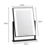 Makeup Mirror Smart Bathroom Mirror with Led Lights Lighted HD Square Desk Dressing Circle Mirror with 3 Color Dimmable Lighting