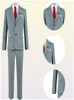 Anime Spy X Family Cosplay Come Twilight Green Suit Shirt Tie Full Set Outfit Loid Fake Halloween Carnival Clothing L2208022451255