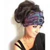 WOMENS che corre in fascia capelli morbidi a fascia per capelli elastico elastico fascia per turbante Turban Wrap