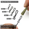 20pcs akcesoria do karpia Rynek link łącza Snap Carp Hook Złącza przynęty