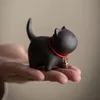 Purple Clay Cat Tea Pet créatif et les chats mignons peuvent être conservés jouer à la maison Mobilier Kung Fu Set Play accessoires 240411