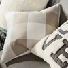 Pillow Throw Cover 45x45 Lattice Decorative S Covers For Sofa Bed Cozy Pillows Nordic Home Decor Pillowcase