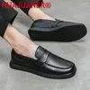 Casual Schuhe hochwertige Abiye Fashion Men Slasungsleichter Leichtes weiches Ledermoccasins zum Fahren für das Fahren