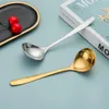 Baking Tools Korean Stainless Steel Thickening Spoon Creative Long Handle El Pot Soup Ladle Home Kitchen Cooking