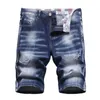 Jeans masculinos Hipster todos os dias calças médias escuras com muitos macacos pendurados orifícios do chão