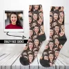 Meias personalizadas com meias de imagem para fotos personalizadas de foto personalizadas Presente de meia personalizado para esposa marido meias de imagem personalizadas