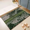 Decoração da sala de tapete de designer de carpetes de tapetes de banheiro super deslize