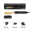 2 in1 Comb Hair Straightener Electric Heating Comb Fast Heating Portable Travel Anti-Scald Beard Straightener Press Comb 240408