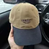 Baseball cap American contrasterend softtop honkbal met geborduurde letters voor mannen en vrouwen, grote hoed met een duckbill met hoofdomtrek die er klein uitziet