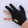 Billiards Glove 2pcs Pontas de três dedos Players Luvas Luvas bordadas Billiard Billiard Luvas à mão esquerda Proteção à mão esquerda