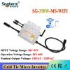 Yeni Tuya Uygulaması 300W 350W 400W 500W Saf Sinüs Dalga Çıkışı ile Izgara İnvertörde Güneşçi 20-60VDC 120V/230VAC WiFi İzleme ile