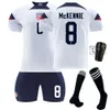 2223 World Cup Usa Home Football Uniform No. 10 Bridgic 8 Mckeny 11 Alonson 13 Morris