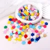 100 pezzi/pacco mini pad di fiori da 2 cm Mini patch pat patch mix colors abbigliamento ornamenti artigianato scrapbooking per matrimoni decorazioni