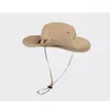 Boinas de boina de verão anti-UV Chapéus para pescadores masculinos largo chapéu de sol pesca de malha respirável seca de tecidos de tecido de sela rápido praia