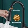 Tête de pulvérisation de robinet à 2 modes à 360 degrés Rotation de robinet de robinet de pression universelle Rotation Tap Kitcheur Faucet anti-flasch Bubbleur Extender