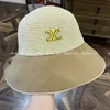 Celies Sun Hat Sunscreen Summer Sunshade Hat Triumphal Arch Straw Ny UV Fishing Big Head